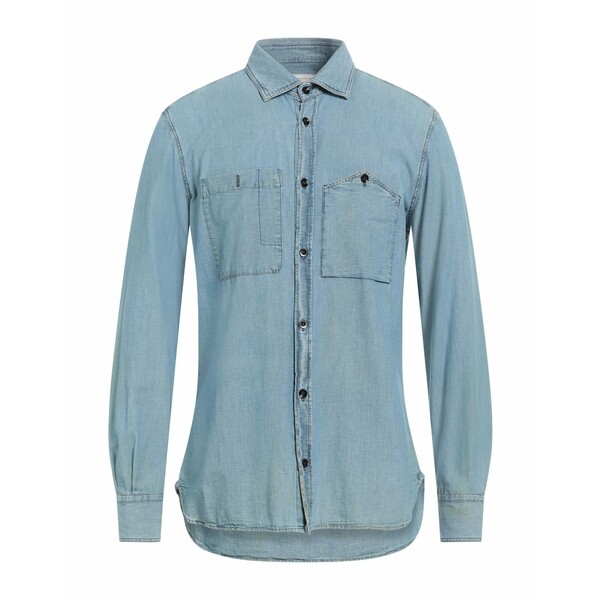 【送料無料】 グランシャツ メンズ シャツ トップス Denim shirts Blue