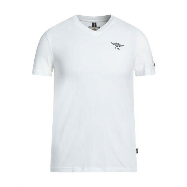 【送料無料】 アエロナウティカ ミリターレ メンズ Tシャツ トップス T-shirts White