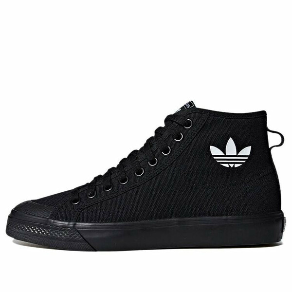 adidas アディダス メンズ スニーカー  【adidas Nizza Hi Top \u0027Black logo\u0027 B41651】  大いさ US_M_4.5 スニーカー-靴