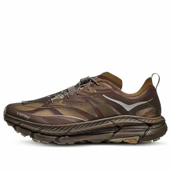 HOKA ONE ONE ホカオネオネ メンズ スニーカー 【HOKA ONE ONE x Satisfy Mafate Speed 4 Lite 'Rubber' 1157050-RBBR】 サイズ US_9(27.0cm)|asty
