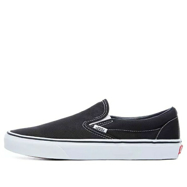 Vans バンズ メンズ スニーカー  【Vans Classic Slip-On \u0027Black White\u0027 VN000EYEBLK】  大きさ US_M_3.5