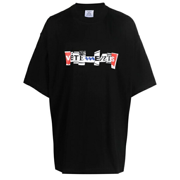 2021正規激安】 ヴェトモン メンズ Tシャツ トップス ロゴ