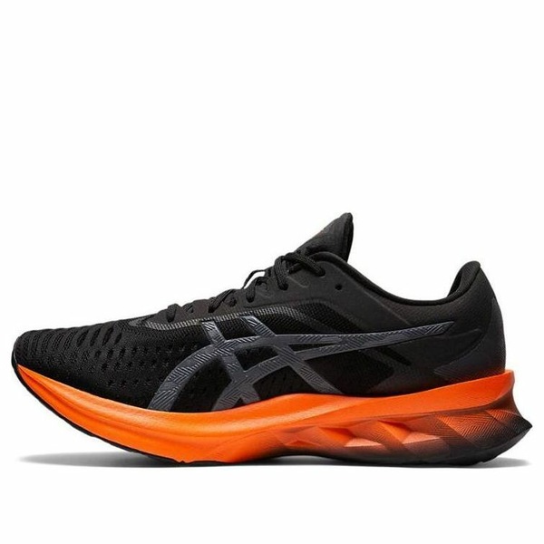 ASICS アシックス メンズ スニーカー  【ASICS Novablast \u0027Black Marigold Orange\u0027 1011A681-004】  大いさ US_8(26.0珊) メンズ靴-スニーカー-靴