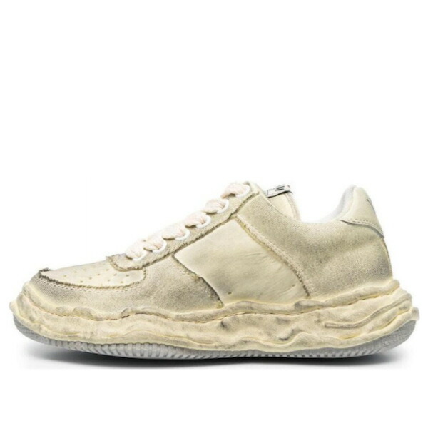 Maison MIHARA YASUHIRO ミハラヤスヒロ メンズ スニーカー  【Maison MIHARA YASUHIRO Wayne Distressed Lace Beige A10FW711-BEIGE】  サイズ US_10(28.0cm)