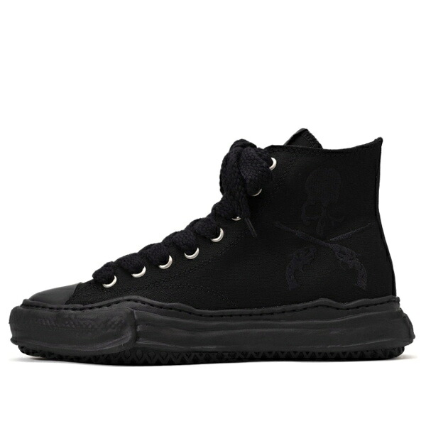 Maison MIHARA YASUHIRO ミハラヤスヒロ メンズ スニーカー  【Maison MIHARA YASUHIRO MMJ X ROAR X MMY Sneaker \u0027Black\u0027 C09FW714-BLKBLK】  大きさ US_7.5(25.5糎)