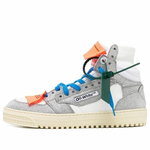 Off-White オフホワイト メンズ スニーカー 【Off-White Off-Court 3.0 High 'White Grey Green' OMIA065F22LEA0040172】 サイズ US_12(30.0cm)|asty