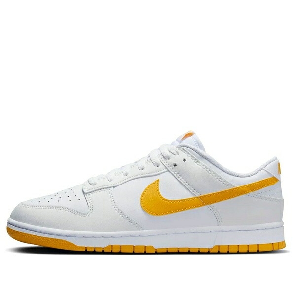 Nike ナイキ メンズ スニーカー  【Nike Dunk Low \u0027White University Gold\u0027 DV0831-110】  大いさ US_M_15 靴-スニーカー