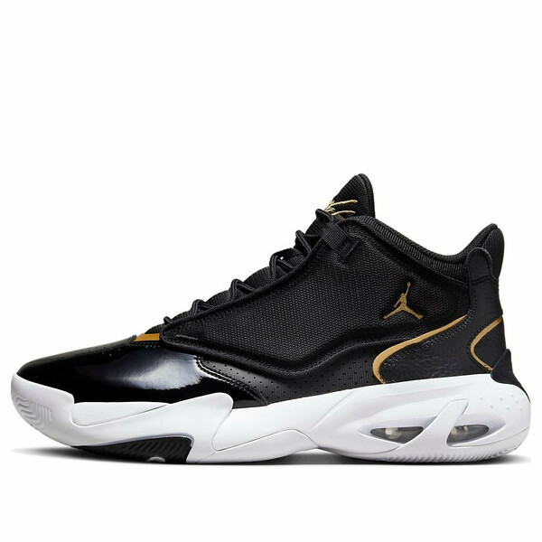 Jordan ジョーダン メンズ スニーカー 【Air Jordan Max Aura 4 'Black White Gold' DN3687-007】 サイズ US_9.5(27.5cm)|asty