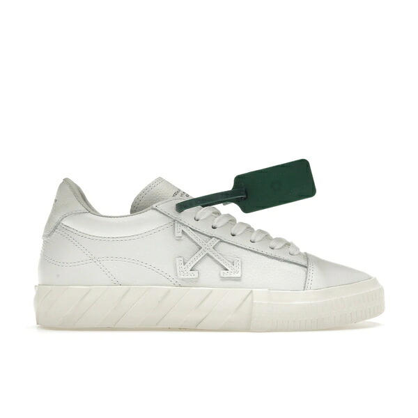 OFF-WHITE オフホワイト レディース スニーカー 【OFF-WHITE Vulc Low Leather White White (Women's)】 サイズ US_9(26.0cm) White/White｜asty
