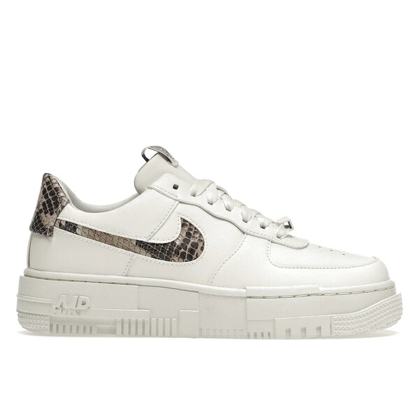 Nike ナイキ レディース スニーカー 【Nike Air Force 1 Low Pixel SE Snake (Women's)】 サイズ US_6.5(23.5cm) Sail/College Grey-Malt-Desert Sand｜asty