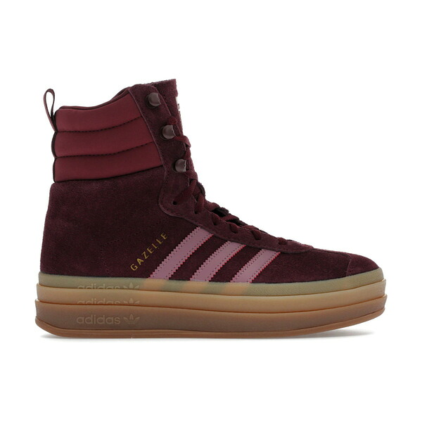 adidas アディダス レディース スニーカー  【adidas Gazelle High Maroon Wonder Orchid (Women\u0027s)】  大きさ US_6.5(23.5珊) Maroon/Wonder Orchid/Gold Metallic