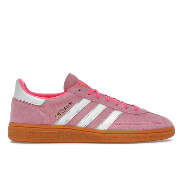 adidas アディダス レディース スニーカー 【adidas Handball Spezial Lucid Pink White (Women's)】 サイズ US_9.5(26.5cm) Lucid Pink/Footwear White/Gold Metallic|asty