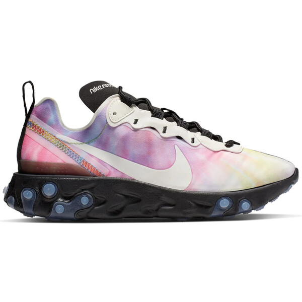 Nike ナイキ レディース スニーカー  【Nike React Element 55 Tie Dye (Women\u0027s)】  大きさ US_9.5(26.5糎) Multi-Color/Sail-Black