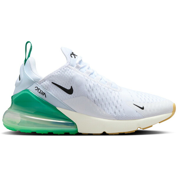 Nike ナイキ レディース スニーカー  【Nike Air Max 270 White Summit White Stadium Green Black (Women\u0027s)】  大きさ US_6(23.0糎) White/Summit White/Stadium Green/Black