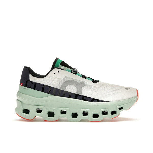 On オン レディース スニーカー 【On Running Cloudmonster Undyed White Creek (Women's)】 サイズ US_W_10 Undyed White/Creek｜asty