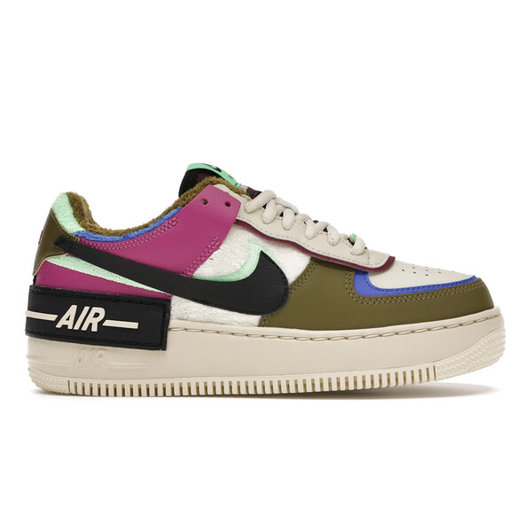 Nike ナイキ レディース スニーカー  【Nike Air Force 1 Low Shadow Cactus Flower Olive Flak (Women\u0027s)】  大きさ US_9.5(26.5糎) Cactus Flower/Olive Flak-Racer Blue-Fossil