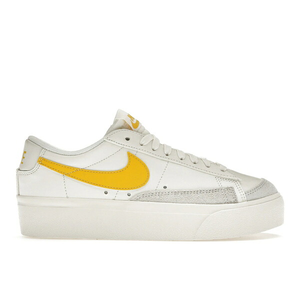 Nike ナイキ レディース スニーカー 【Nike Blazer Low Platform Sail Vivid Sulfur (Women's)】 サイズ US_W_10 Sail/Vivid Sulfur｜asty