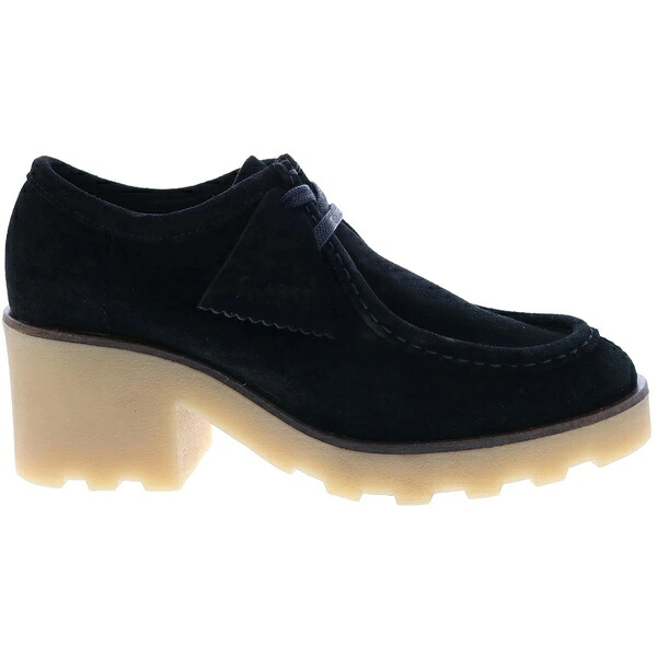 Clarks クラークス レディース スニーカー  【Clarks Originals Wallabee Block Black Suede (Women\u0027s)】  大きさ US_6(23糎) Black