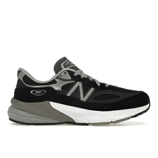 New Balance ニューバランス レディース スニーカー 【New Balance 990v6 MiUSA Black Grey White (Women's)】 サイズ US_7.5(24.5cm) Black/White｜asty