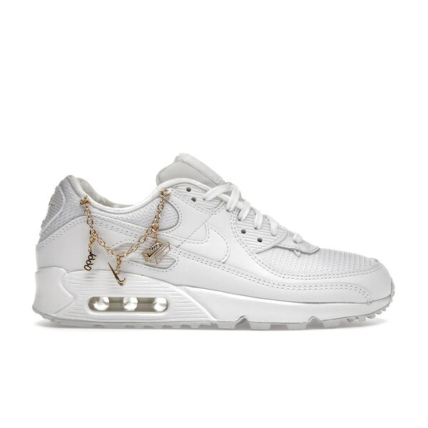 Nike ナイキ レディース スニーカー 【Nike Air Max 90 Premium Lucky Charms (Women's)】 サイズ US_7(24.0cm) White/Metallic Gold/White｜asty