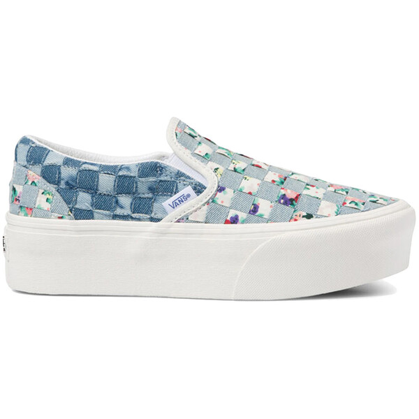 Vans バンズ レディース スニーカー  【Vans Classic Slip-On Stackfoam Denim Weave (Women\u0027s)】  大きさ US_5.5(22.5糎) Denim/Multicolor