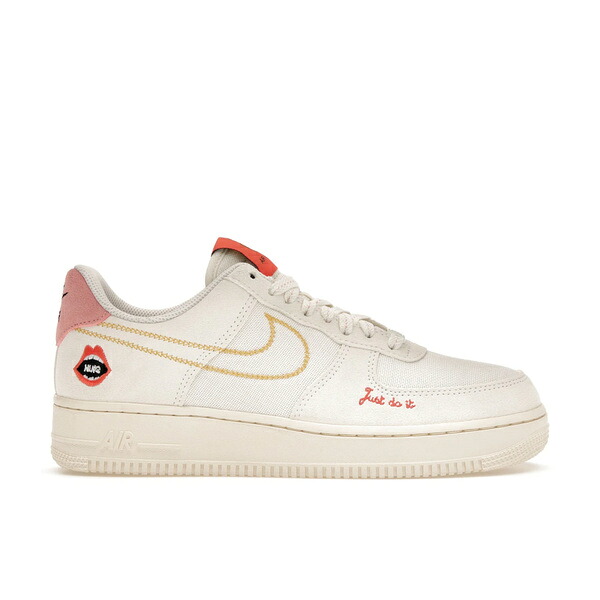 Nike ナイキ レディース スニーカー  【Nike Air Force 1 Low Rock N Roll (Women\u0027s)】  大きさ US_8.5(25.5糎) White/Sail/Bleached Coral/Solar Flare