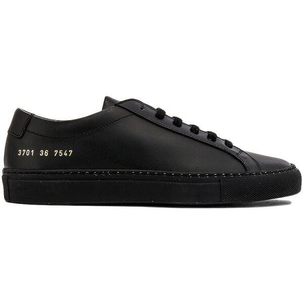 Common Projects コモン・プロジェクツ レディース スニーカー  【Common Projects Original Achilles Black (Women\u0027s)】  大きさ EU_38(24糎) Black