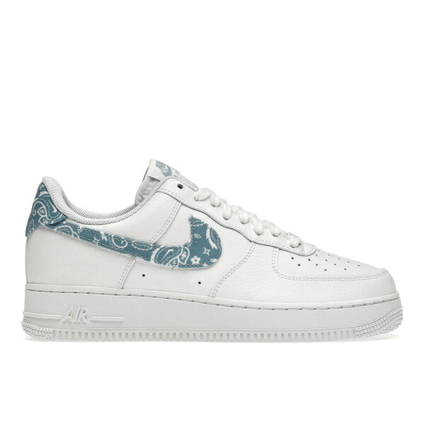 Nike ナイキ レディース スニーカー  【Nike Air Force 1 Low \u002707 Essential White Worn Blue Paisley (Women\u0027s)】  大きさ US_5(22.0糎) White/Worn Blue-White