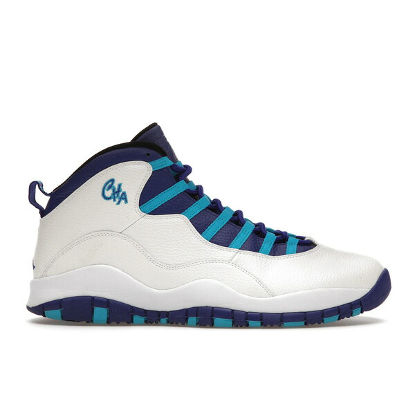 Jordan ジョーダン メンズ スニーカー 【Jordan 10 Retro Charlotte (2016)】 サイズ US_11(29.0cm) White/Concord-Blue Lagoon-Black画像