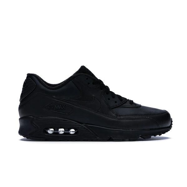 Nike ナイキ メンズ スニーカー 【Nike Air Max 90 Leather Black】 サイズ US_9.5(27.5cm) Black|asty