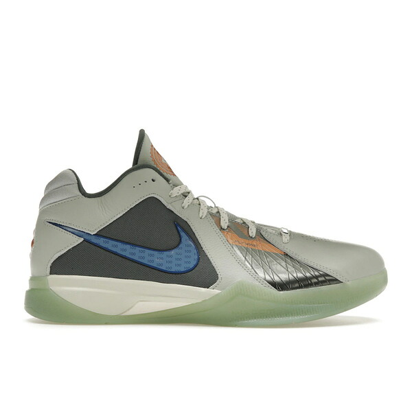 Nike ナイキ メンズ スニーカー 【Nike KD 3 Easy Money (2023)】 サイズ US_M_14 Light Silver/Blue Jay-Steam-Mineral Spruce-Metallic Copper-Blue Jay｜asty 102,400円
