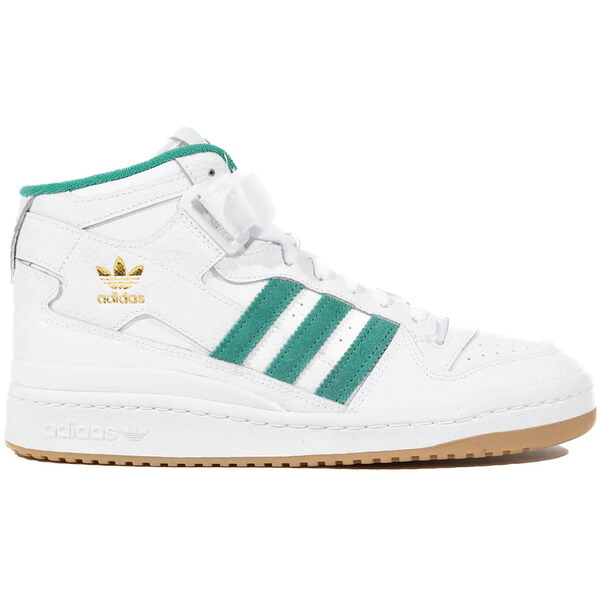 adidas アディダス メンズ スニーカー 【adidas Forum Mid White Teal】 サイズ US_8.5(26.5cm) Cloud White/Gold Metallic/Gum|asty