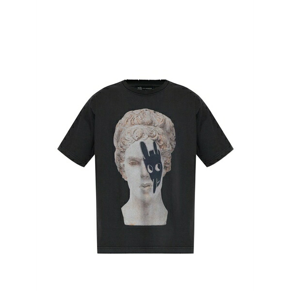 ミスビヘイブ メンズ Tシャツ トップス Graphic t-shirt Black|asty