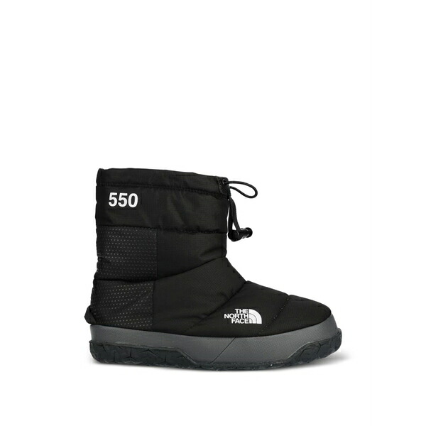 北の方人間の顔 レディース ブーツ シューズ Logo-print snow boots Black
