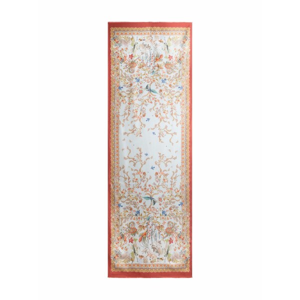 エトロ レディース えり巻き・袈裟・えり巻き 付属物 Flora fauna silk scarf Blue