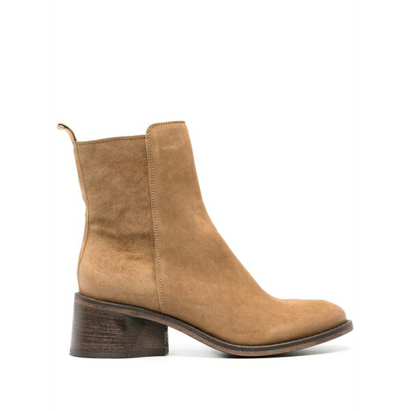 モマ レディース ブーツ シューズ Suede leather ankle boots Neutrals