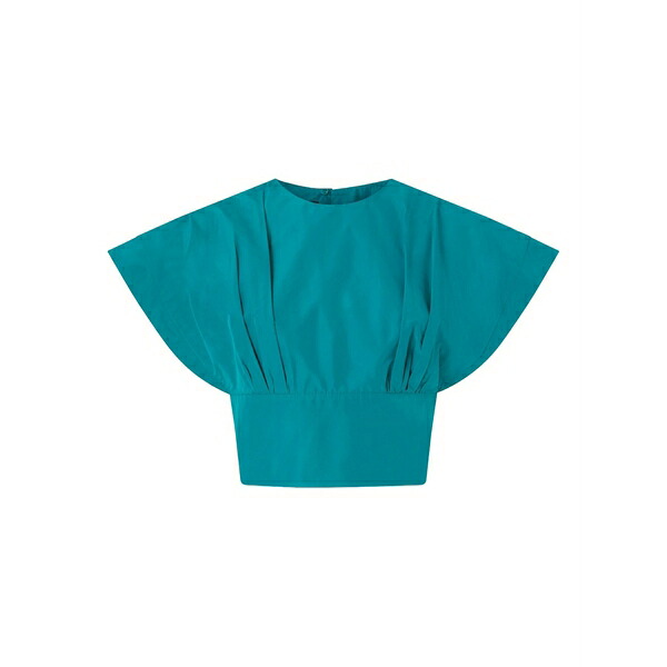 ピンコ レディース シャツ トップス Cropped top Blue｜asty