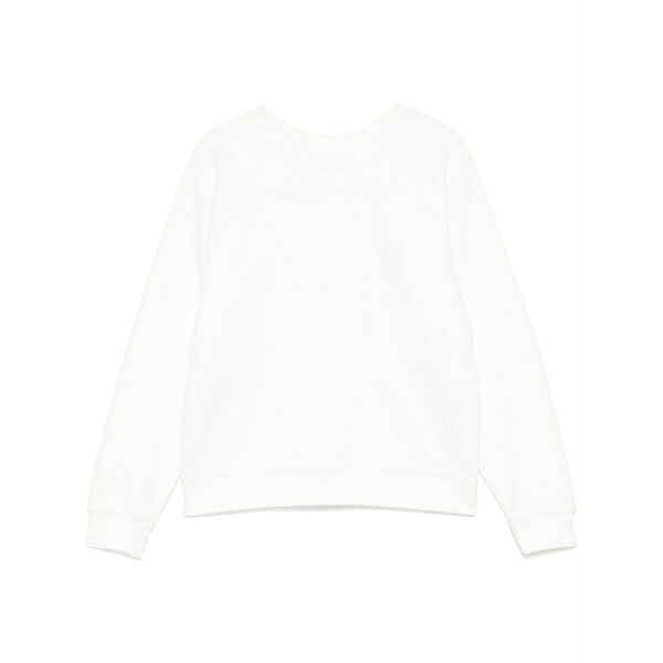 フォルテ フォルテ レディース ニット&セーター アウター Logo-patch sweatshirt White｜asty