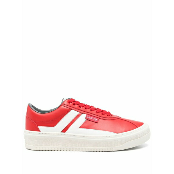 ランバン メンズ スニーカー シューズ Cash sneakers Red