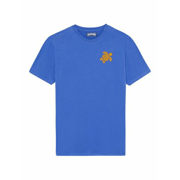 ヴィルブレクイン メンズ Tシャツ トップス Logo-print t-shirt Blue