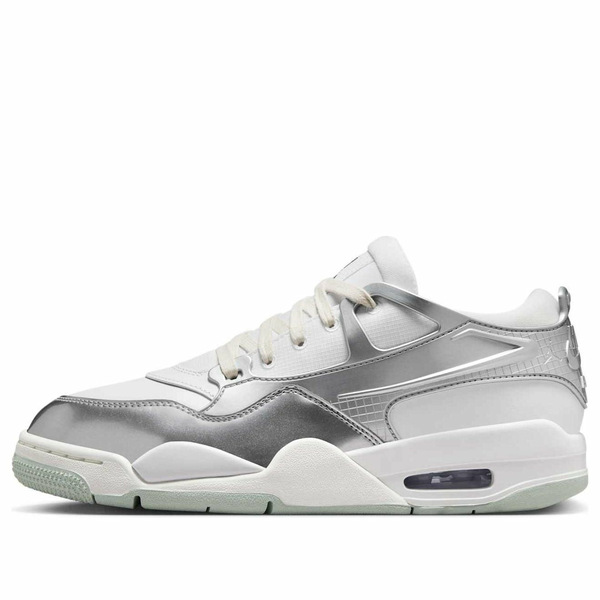 Air Jordan ジョーダン レディース スニーカー White/Summit White/Light Silver/Metallic Silver 【(WMNS) Air Jordan 4 RM 'Chrome' HV5972-101】 サイズ US_7(24.0cm)｜asty