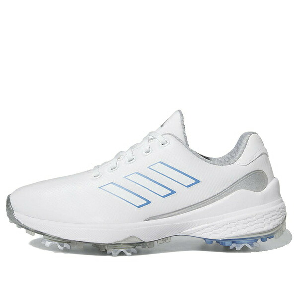 adidas アディダス レディース スニーカー White / Blue Fusion Met. / Silver Metallic 【(WMNS) adidas ZG23 Golf Shoes \u0027White Blue Silver Metallic\u0027 GZ2174】  大きさ US_5.5(22.5糎)