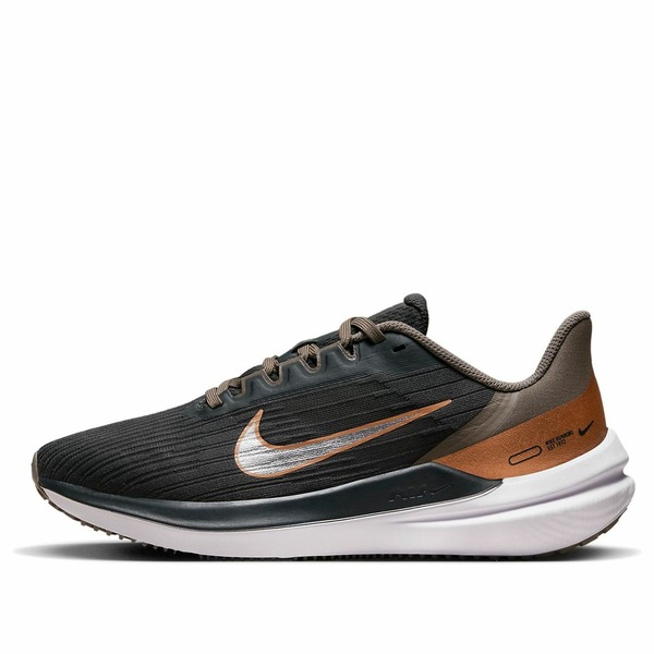 Nike ナイキ レディース スニーカー Black/Brown 【(WMNS) Nike Air Zoom Winflo 9 \u0027Grey Metallic Copper\u0027 DD8686-005】  大きさ US_7(24.0糎)