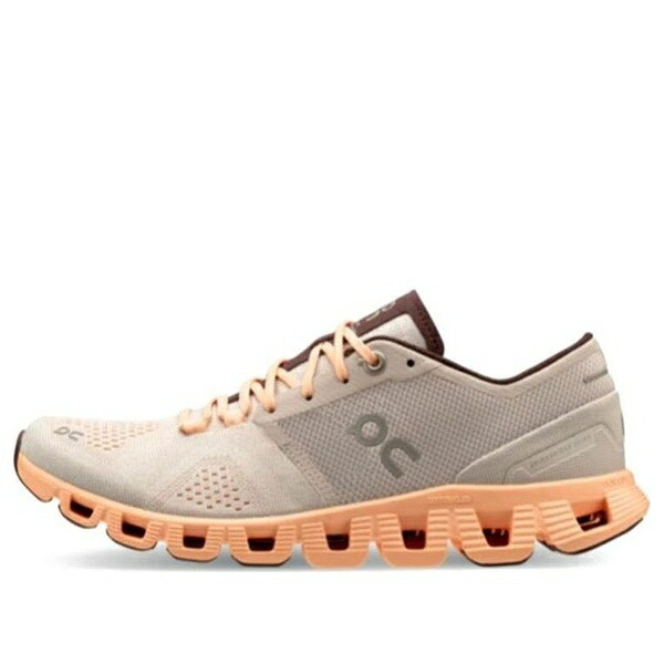 On Running オン 駈けっくら レディース スニーカー Silver/Almond 【(WMNS) On Running Cloud X \u0027Silver Almond\u0027 40.99699】  大きさ US_5(22.0珊)