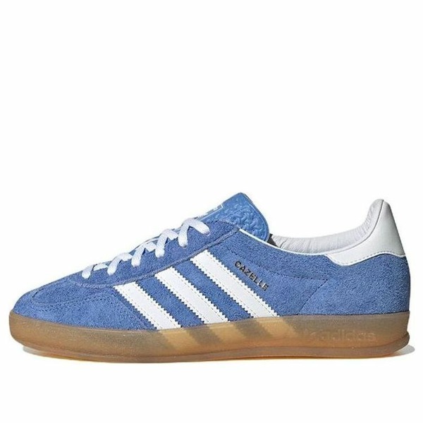 adidas アディダス レディース スニーカー BLUE/WHITE/BROWN 【(WMNS) adidas Gazelle Indoor 'Blue Fusion Gum' HQ8717】 サイズ US_W_12|asty