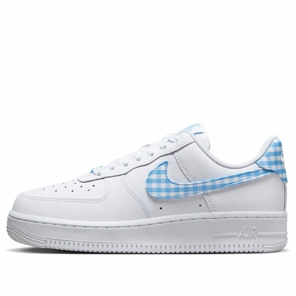 Nike ナイキ レディース スニーカー White/University blue 【(WMNS) Nike Air Force 1 Low \u0027University Blue Gingham Plaids\u0027 DZ2784-100】  大きさ US_7.5(24.5糎)