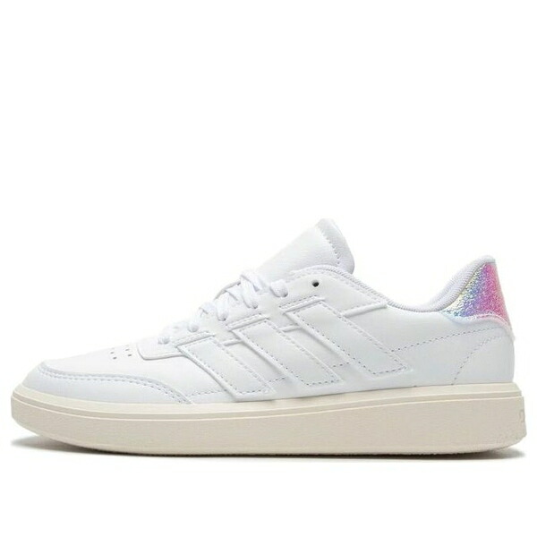 adidas アディダス レディース スニーカー Cloud White/Cloud White/Off White 【(WMNS) adidas Courtblock \u0027White Beige\u0027 IF6464】  大きさ US_8(25.0糎)