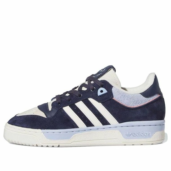 adidas アディダス レディース スニーカー Shadow Navy / Off White / Blue Dawn 【(WMNS) adidas Rivalry Low 86 Shoes 'Shadow Navy Off White' IG3434】 サイズ US_5.5(22.5cm)｜asty