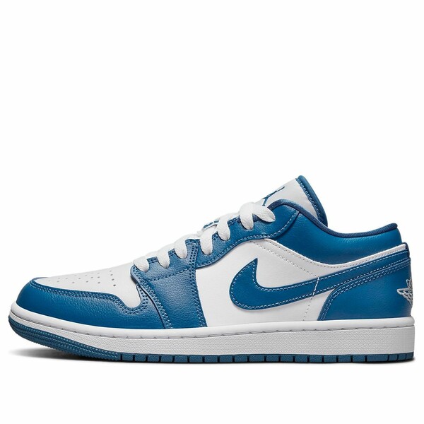 Air Jordan ジョーダン レディース スニーカー White/Dark Marina Blue 【(WMNS) Air Jordan 1 Low 'Marina Blue' DC0774-114】 サイズ US_8.5(25.5cm)｜asty
