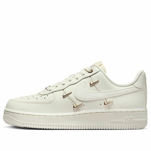 Nike ナイキ レディース スニーカー White 【(WMNS) Nike Air Force 1 Low \u0027White Mini Gold Swooshes\u0027 FV3654-111】  大きさ US_W_10.5